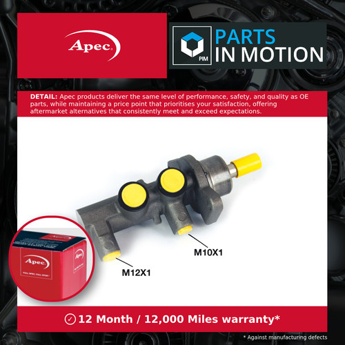 Brake master cylinder - cylinder, fits
