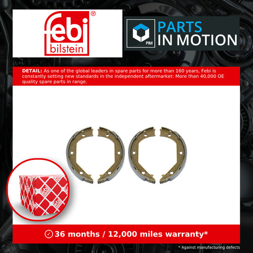 Handbrake shoes set - handbrake,