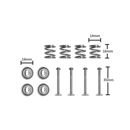 Brake shoe hold kit - brake,
