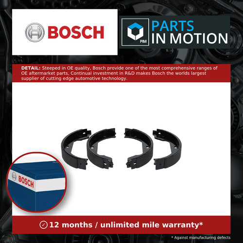 Handbrake shoes set - set, 0986487625